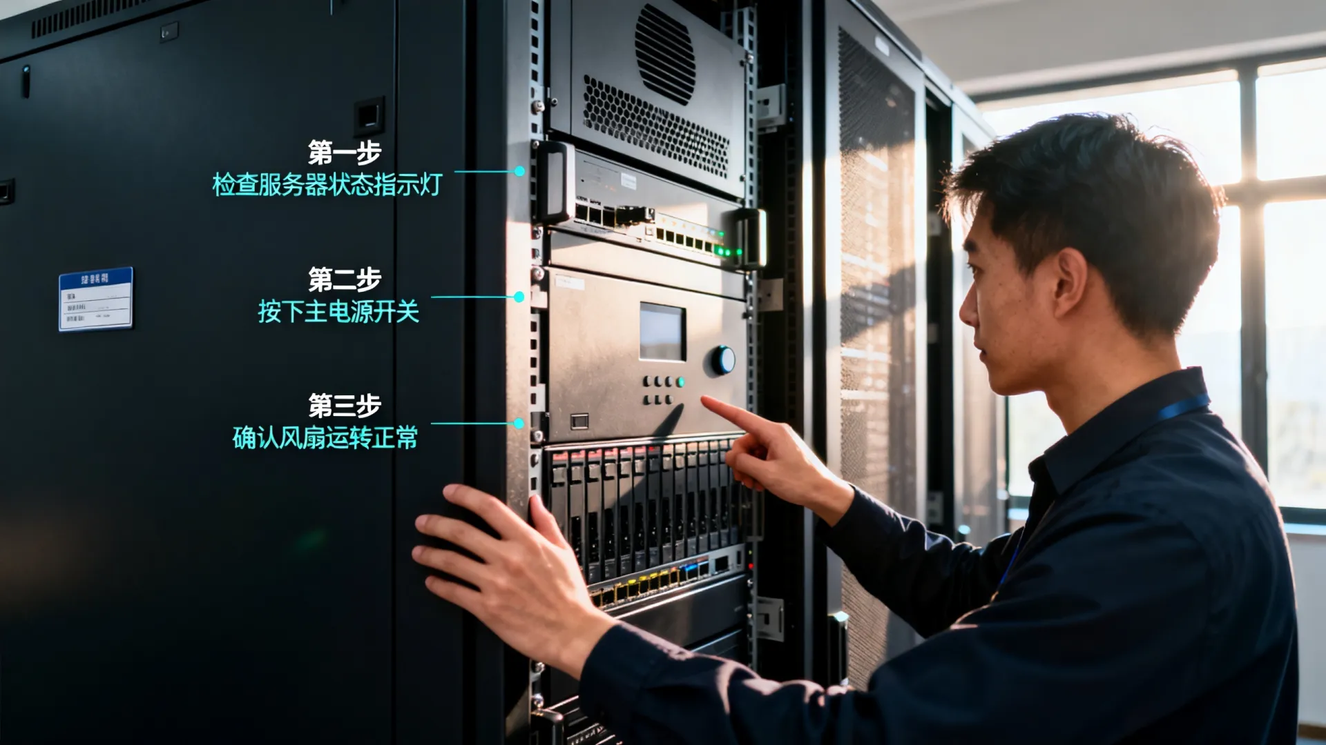 服务器机房怎么开机 服务器机房怎么开机