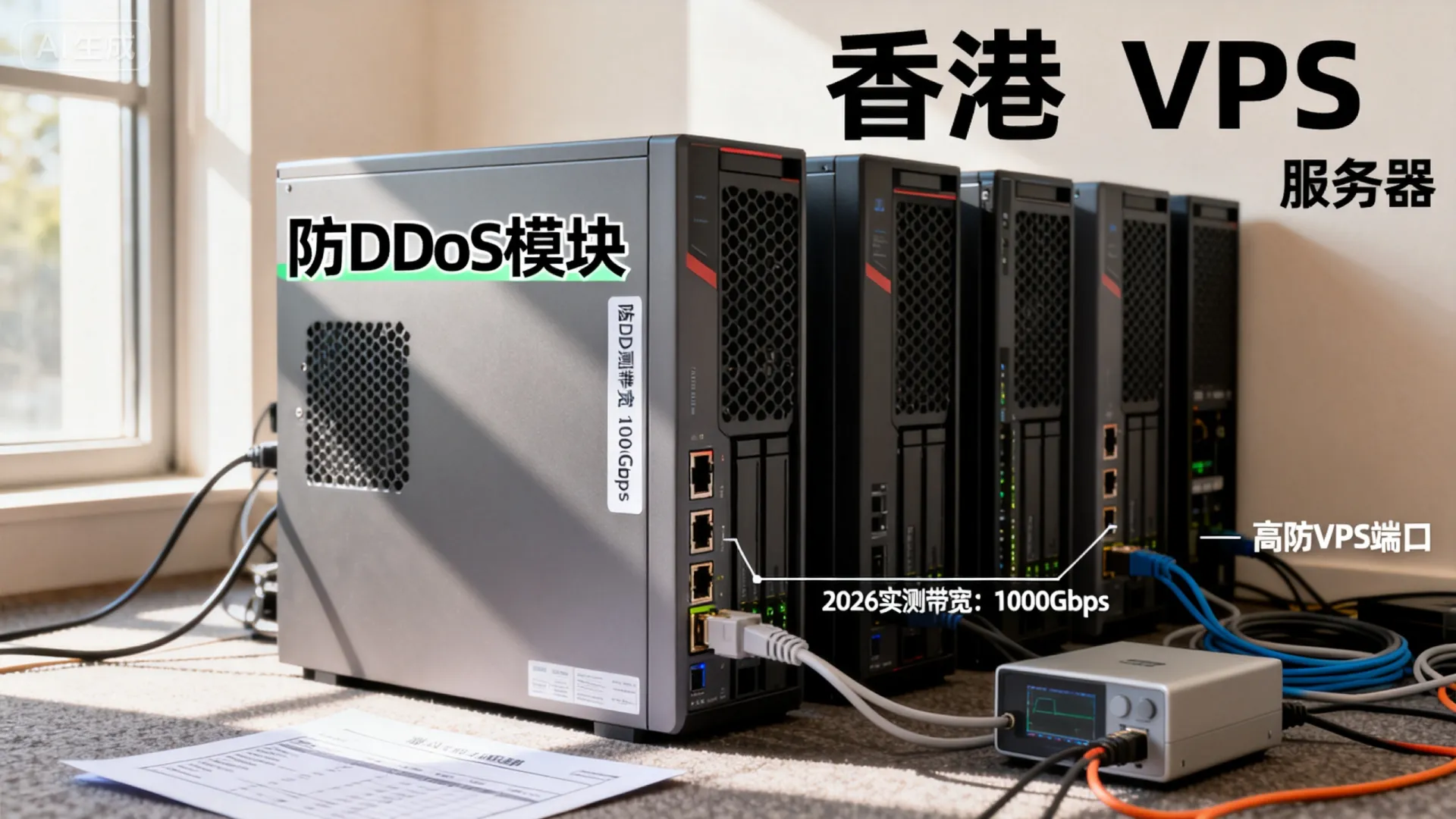 香港VPS如何防DDoS攻击？2026高防VPS推荐实测