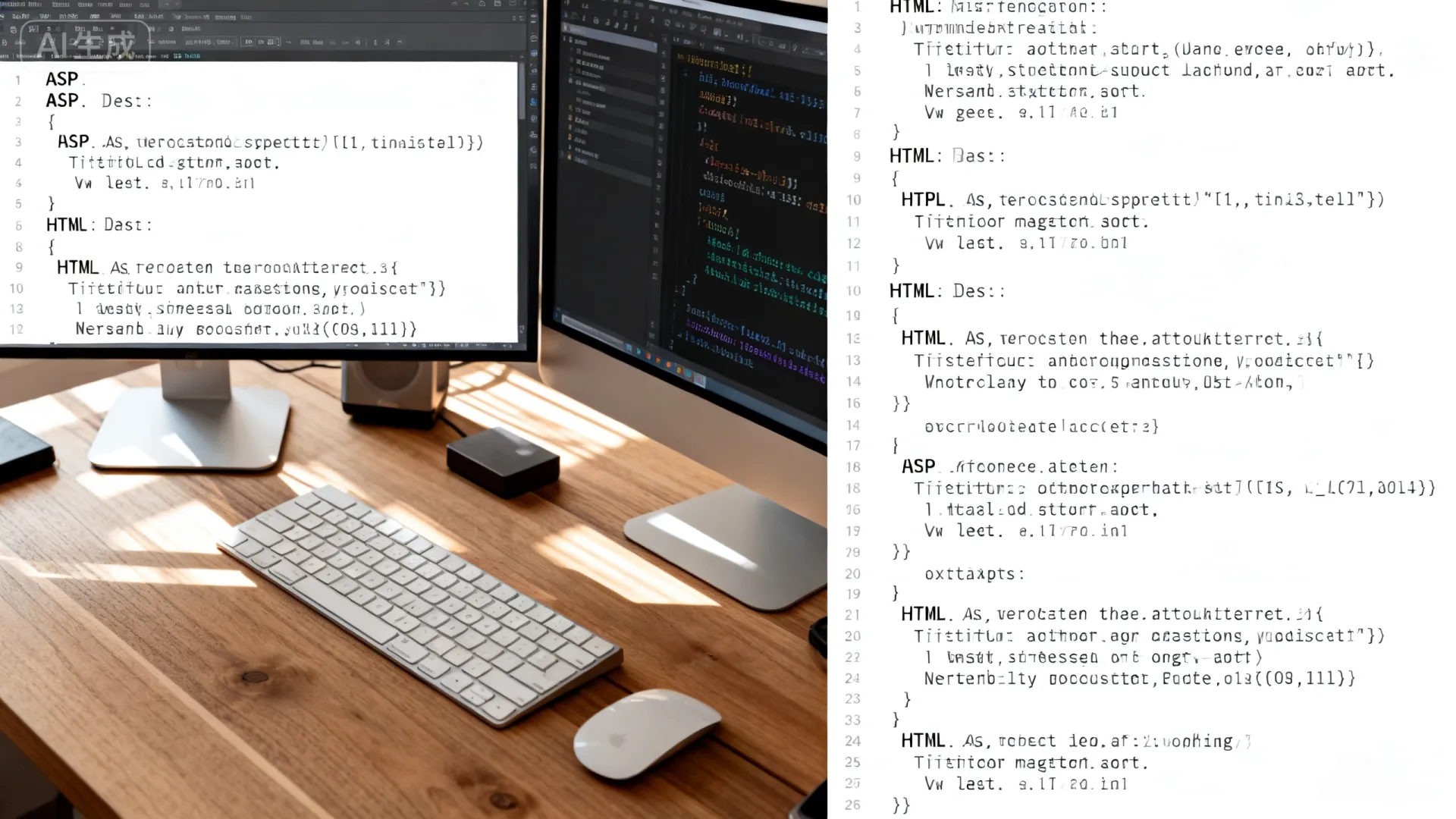 asp中的html