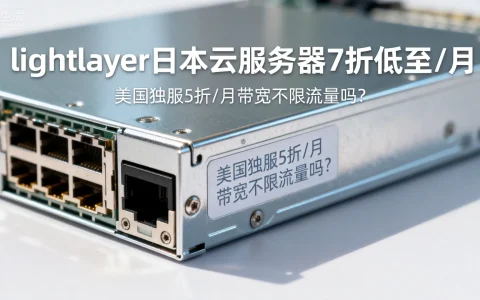 lightlayer日本云服务器7折低至$6/月，美国独服5折$99/月带宽不限流量吗？
