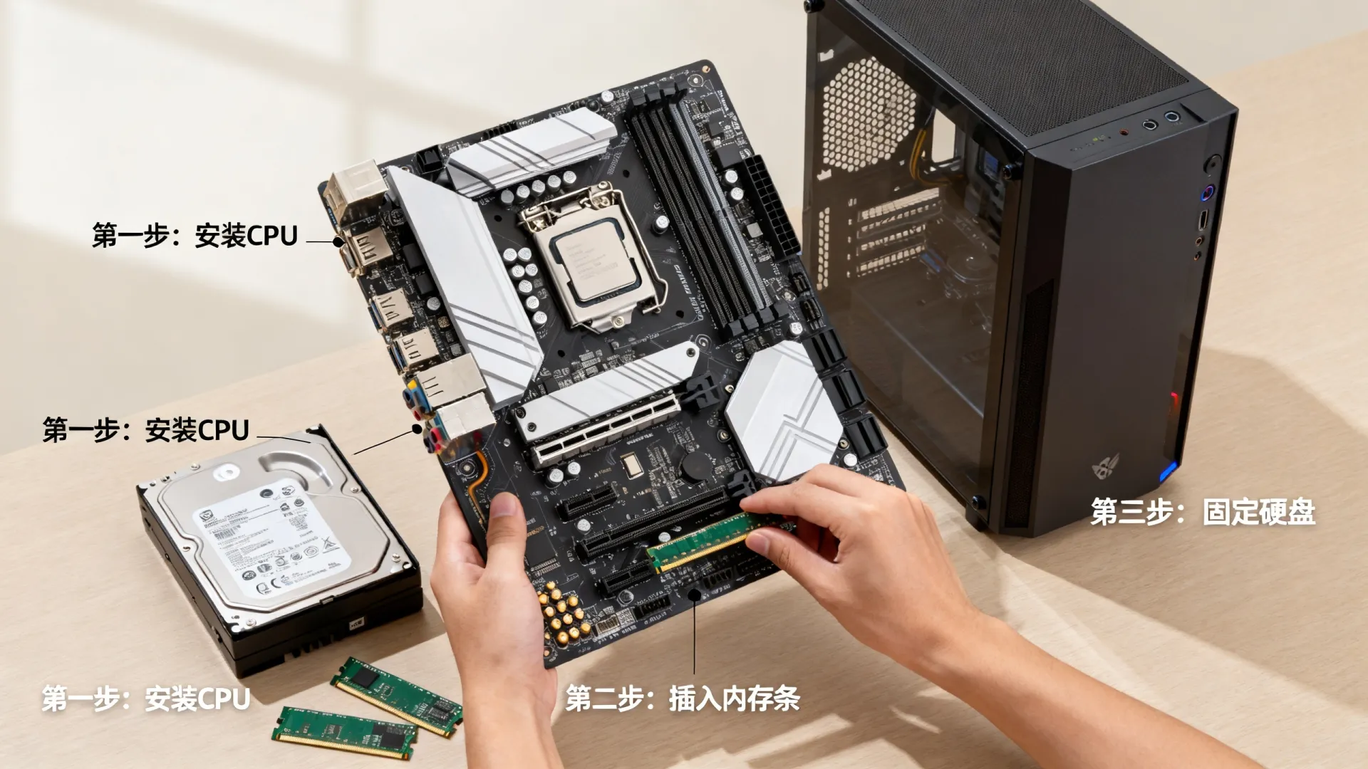 手搓电脑教程图解大全 手搓电脑教程图解大全