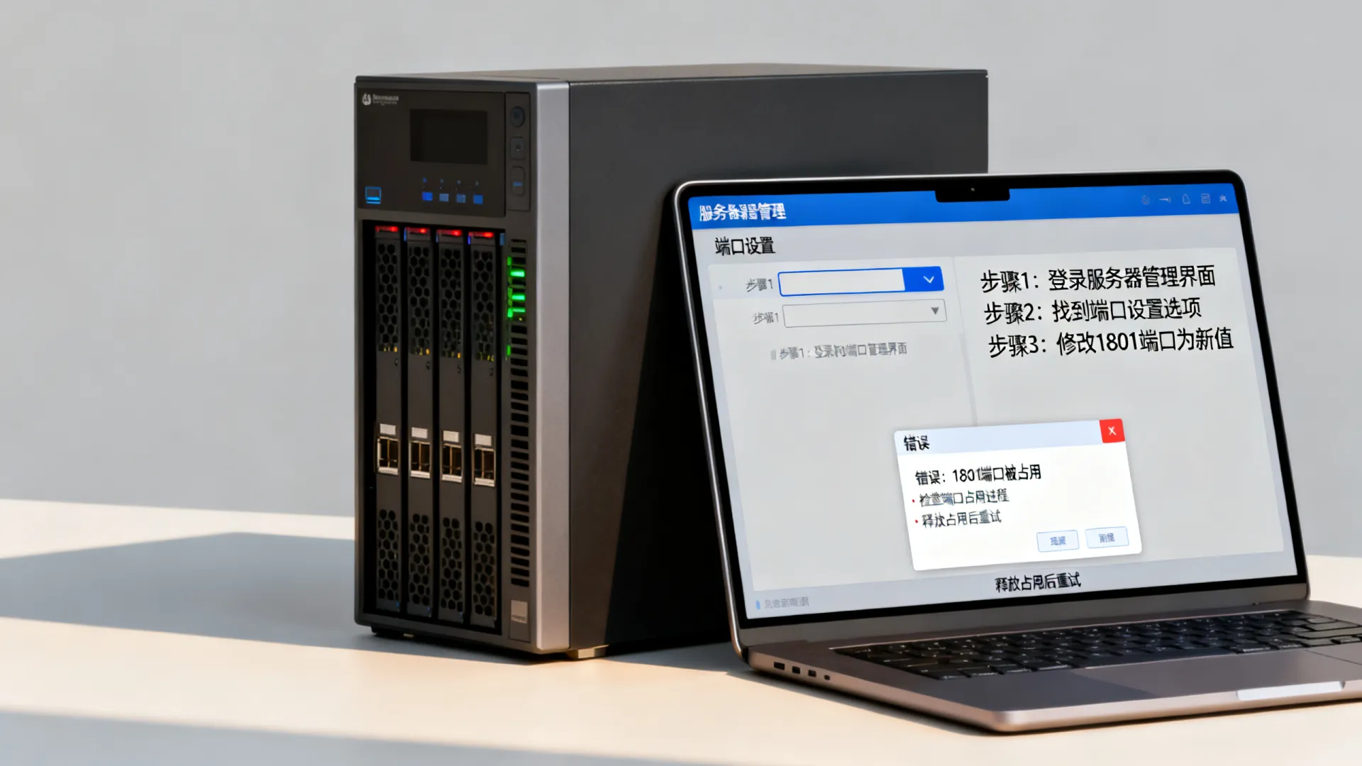 服务器更改1801端口