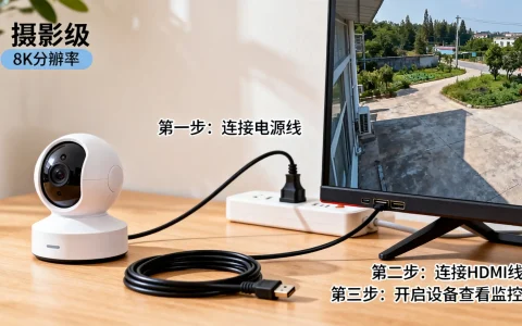 监控摄像头怎么连接显示屏看监控，监控摄像头连接显示屏方法