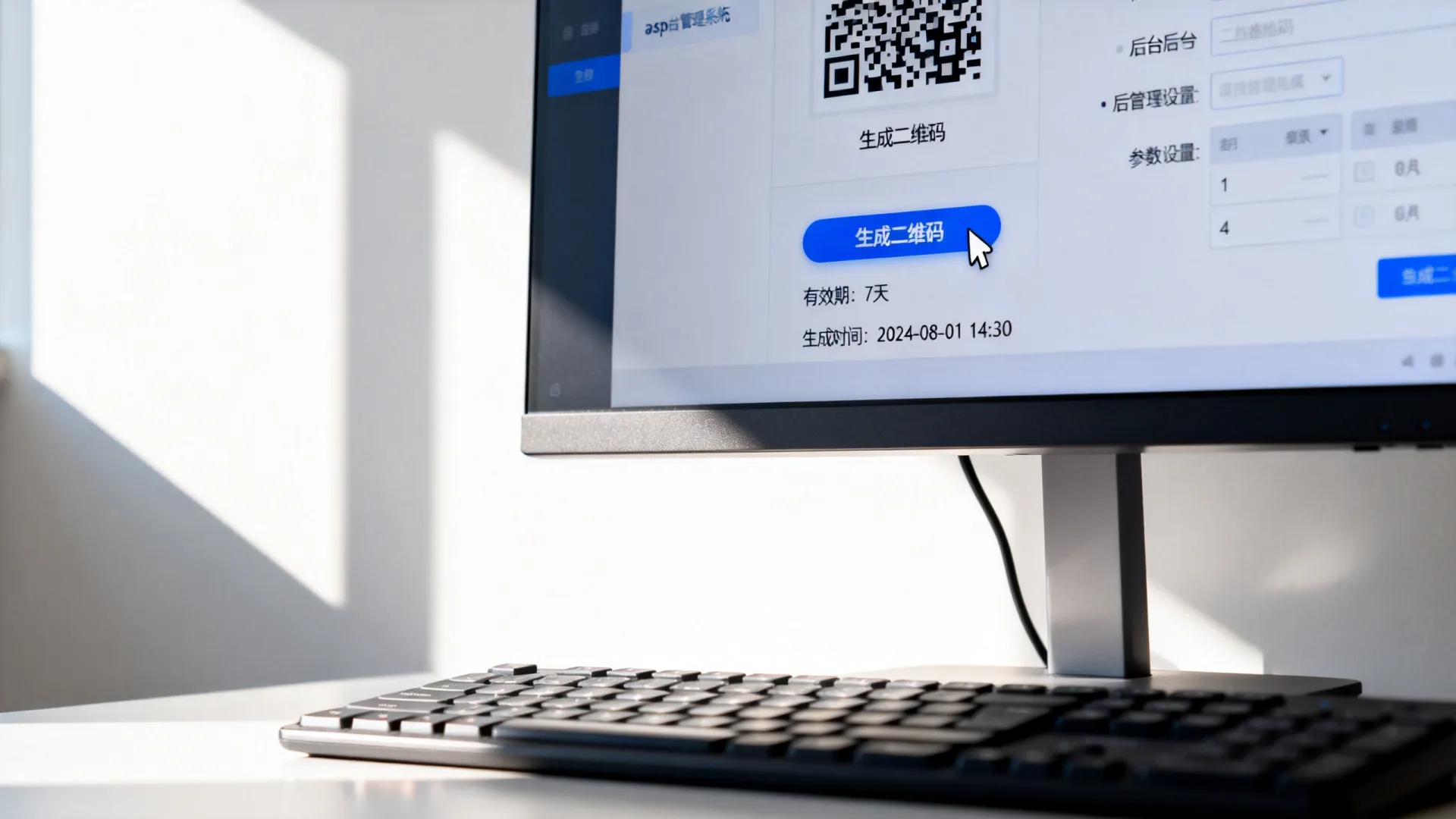 asp二维码后台生成 asp二维码后台生成