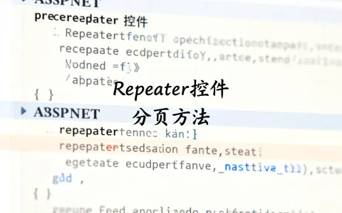 ASP.NET程序中用Repeater实现分页的方法有哪些？