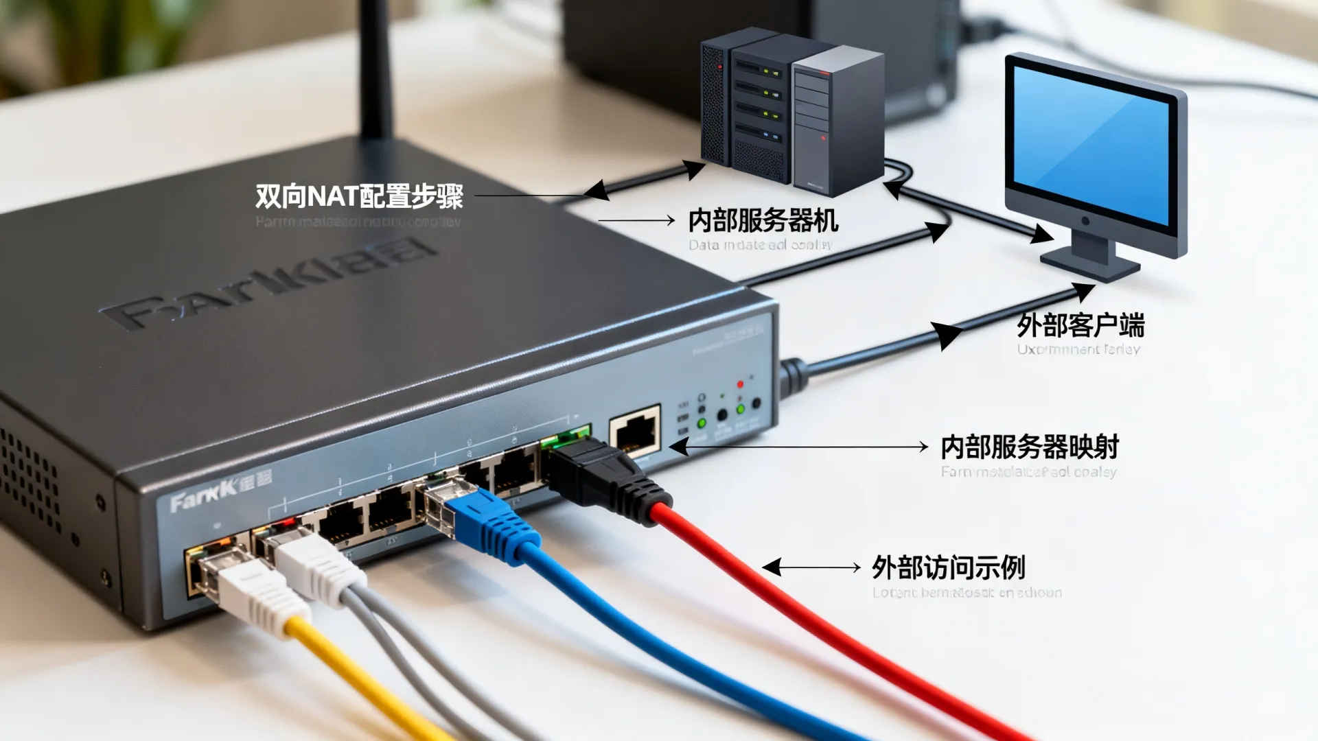防火墙双向nat的应用示例 防火墙双向nat的应用示例