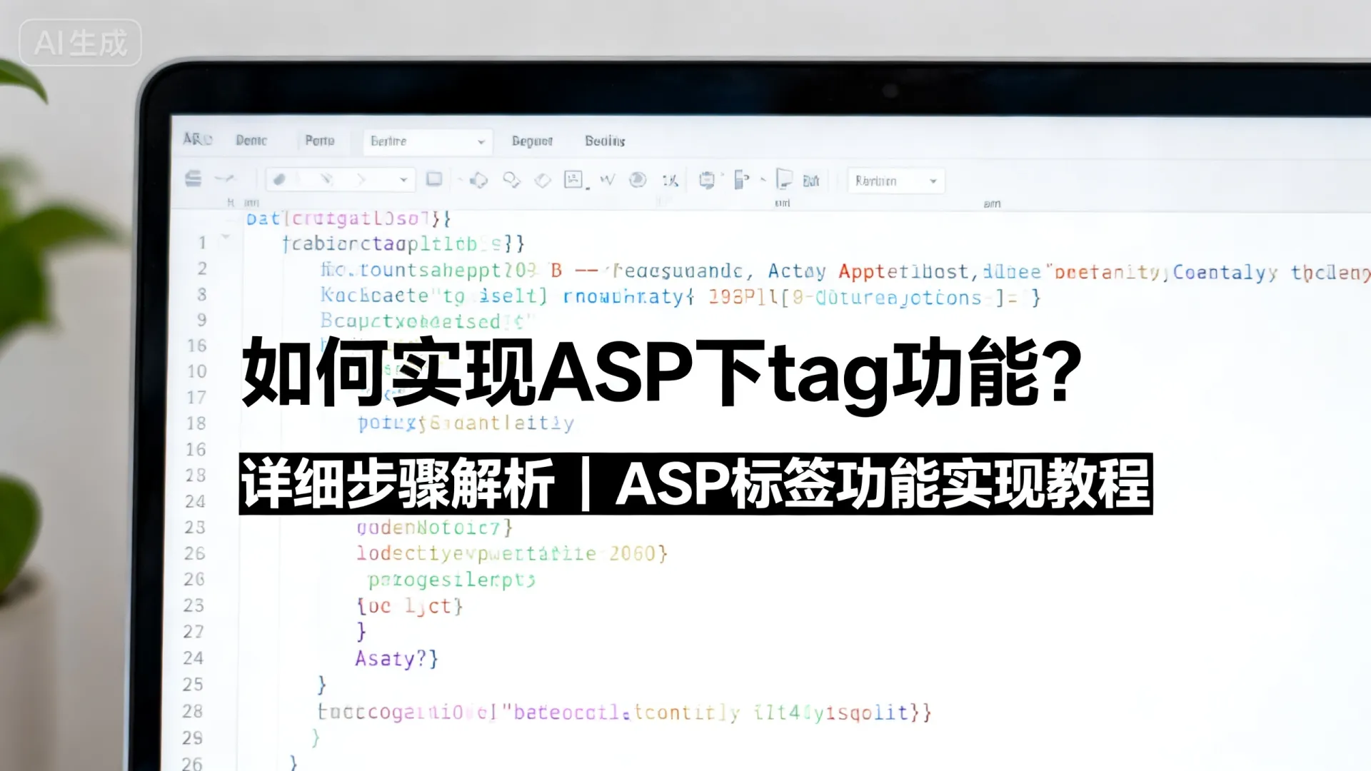 如何实现ASP下tag功能?详细步骤解析丨ASP标签功能实现教程 如何实现ASP下tag功能?详细步骤解析丨ASP标签功能实现教程