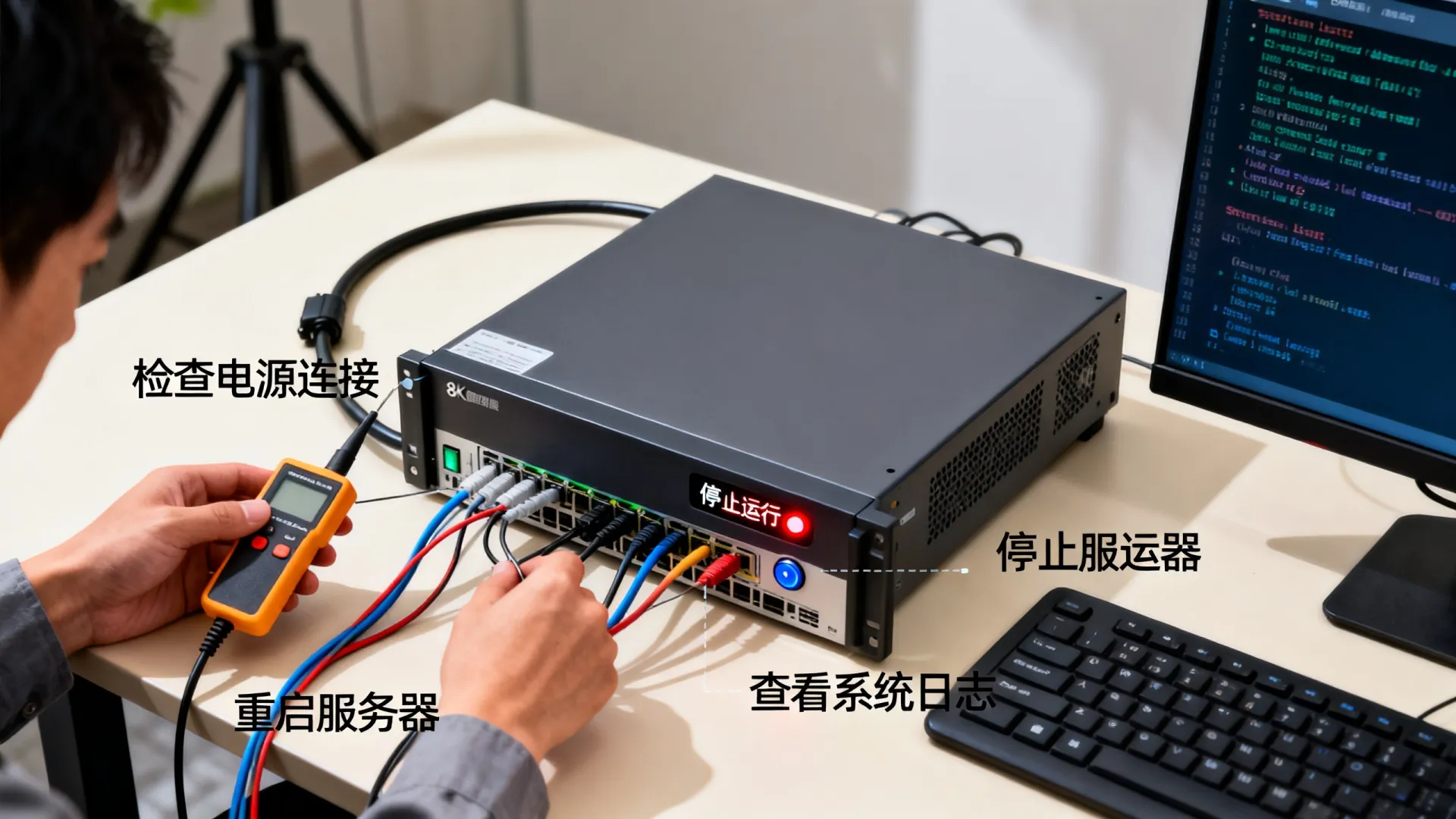 服务器显示停止运行 服务器显示停止运行