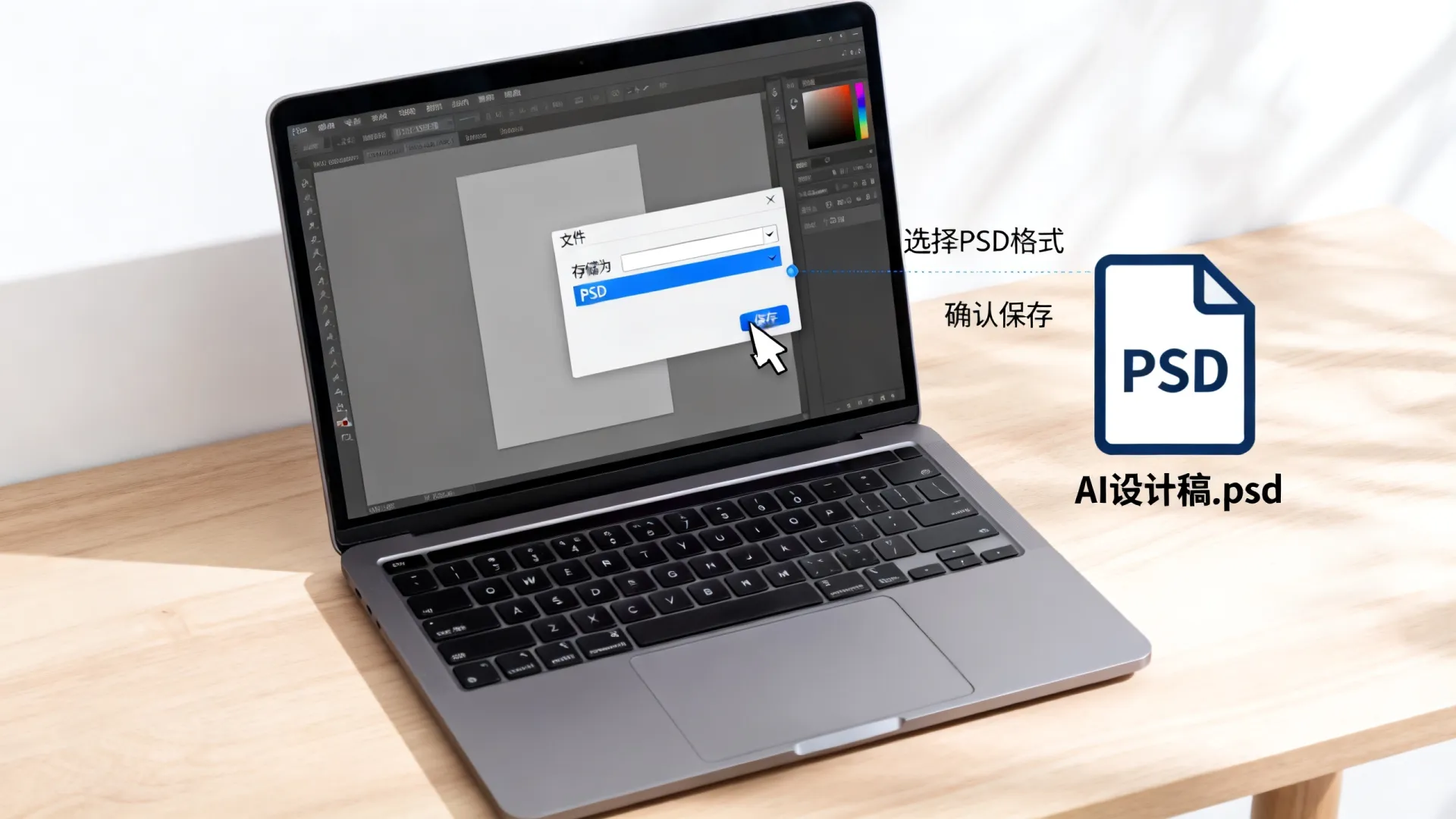 ai怎么存储为psd ai怎么存储为psd