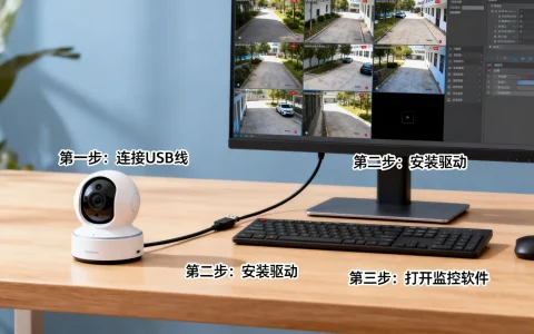 监控摄像头怎么连接电脑视频，电脑怎么查看监控摄像头画面？