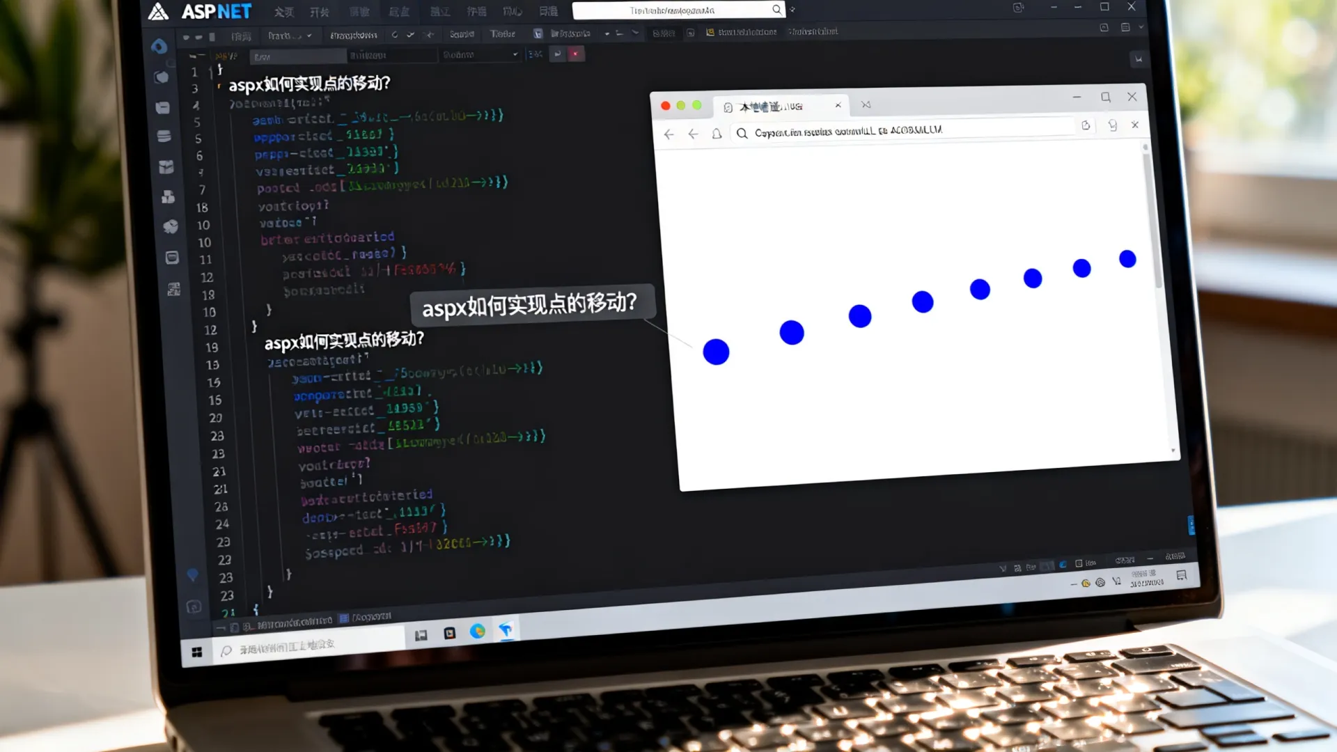 aspx如何实现点的移动？ASP.NET动态效果开发指南