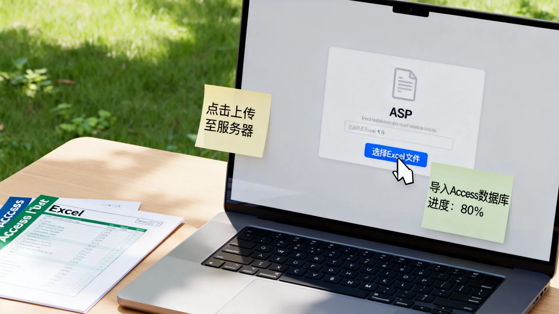 asp上传excel文件并将数据导入到access数据库
