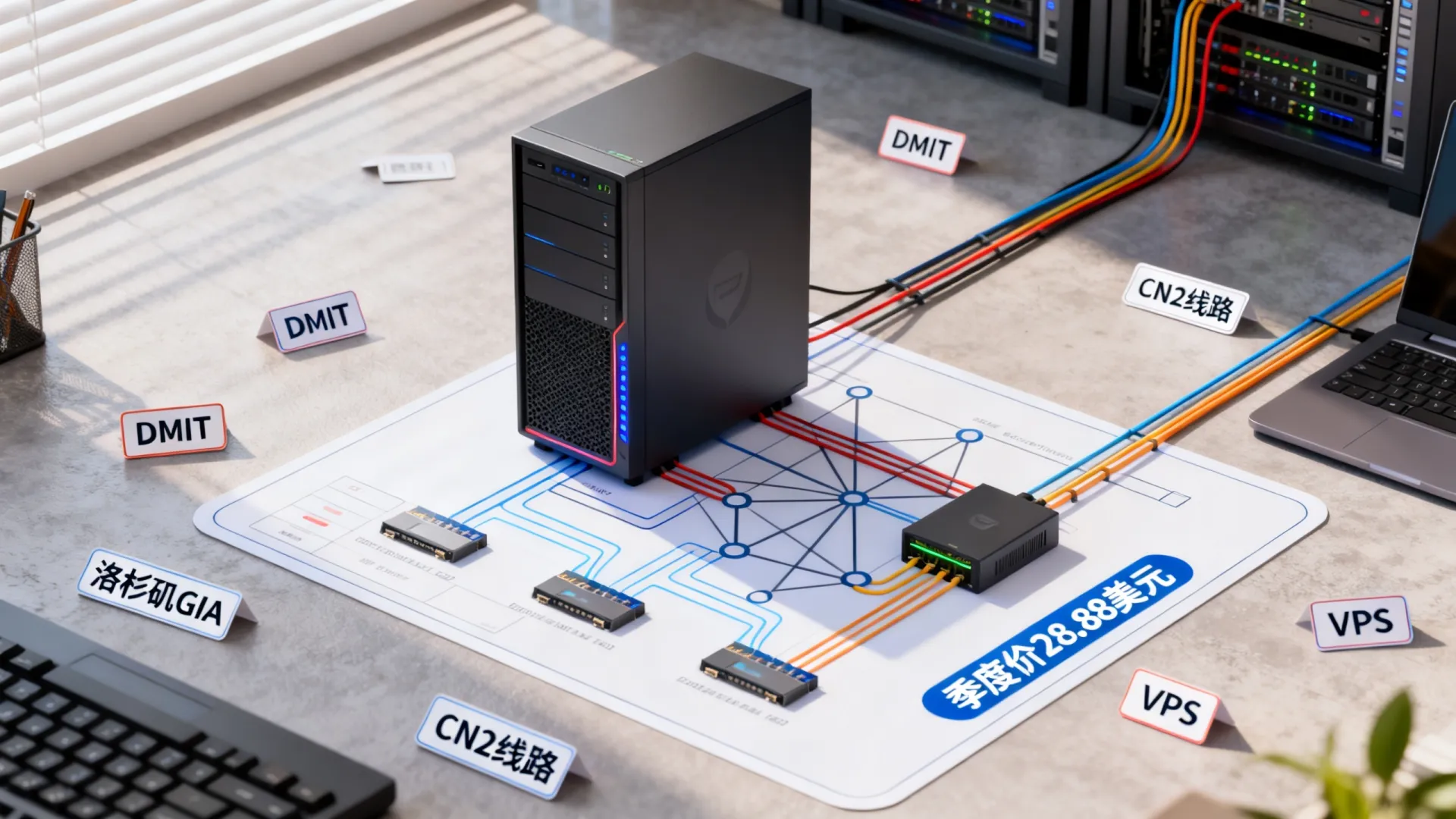 DMIT美国洛杉矶CN2 GIA优化线路VPS主机方案 季度.88 - VPS评测 - 国外VPS，国外VPS商家，评测及优惠