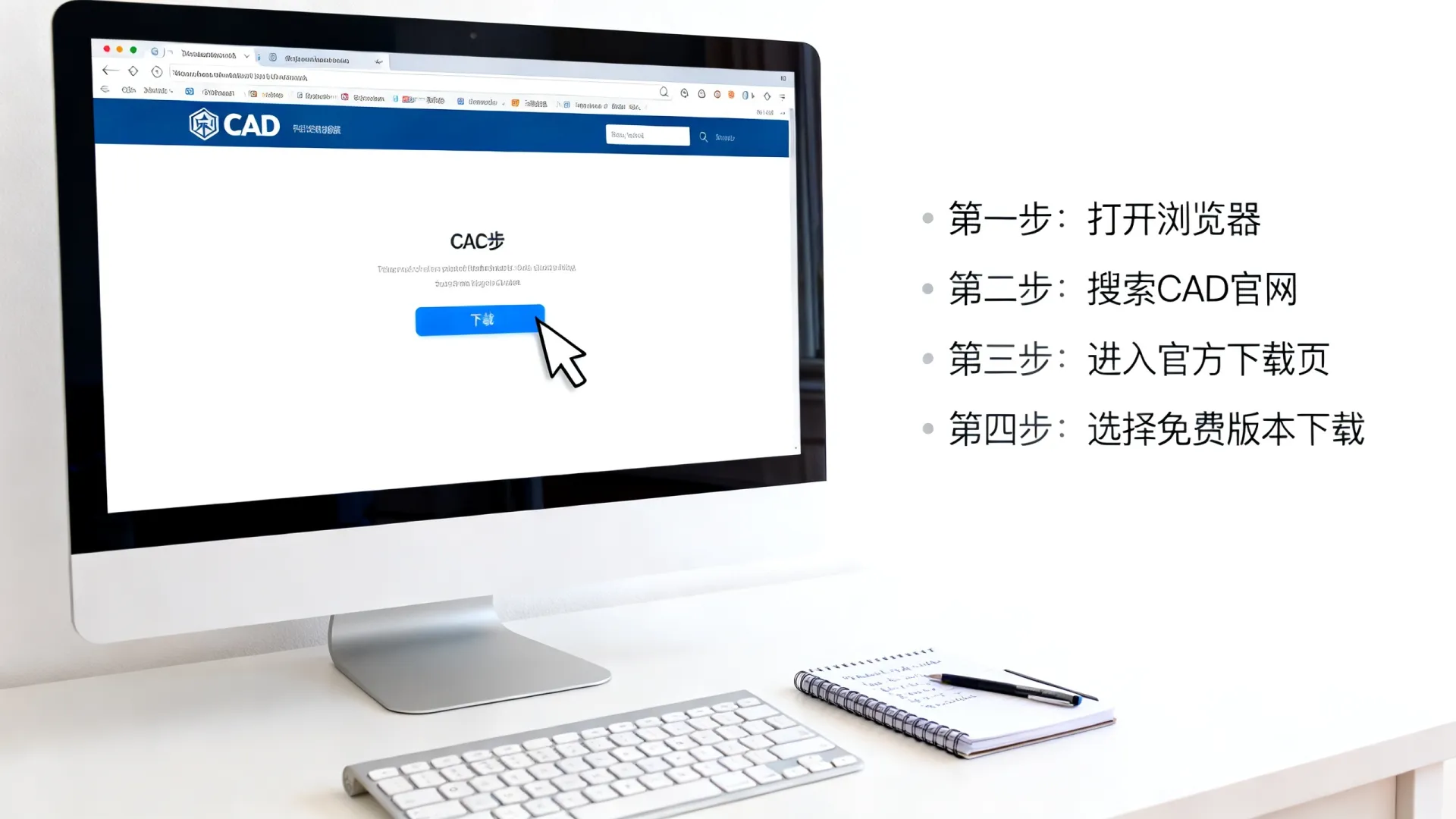 cad软件如何下载到桌面 cad软件如何下载到桌面