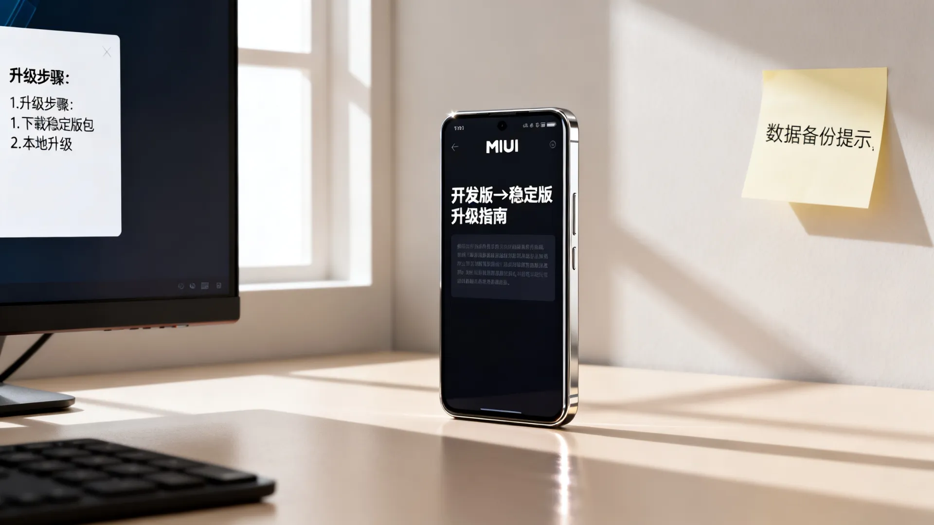 miui 开发版升级稳定版