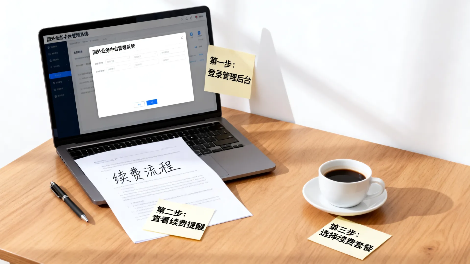 国外业务中台到期续费