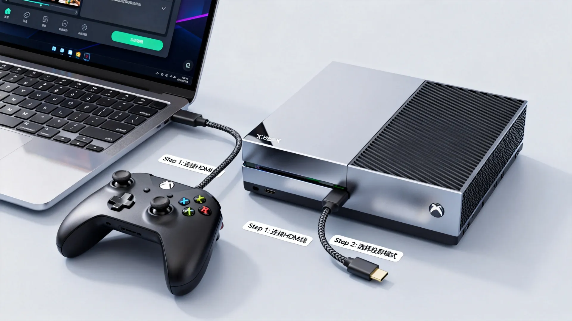 xbox连接笔记本电脑 xbox连接笔记本电脑