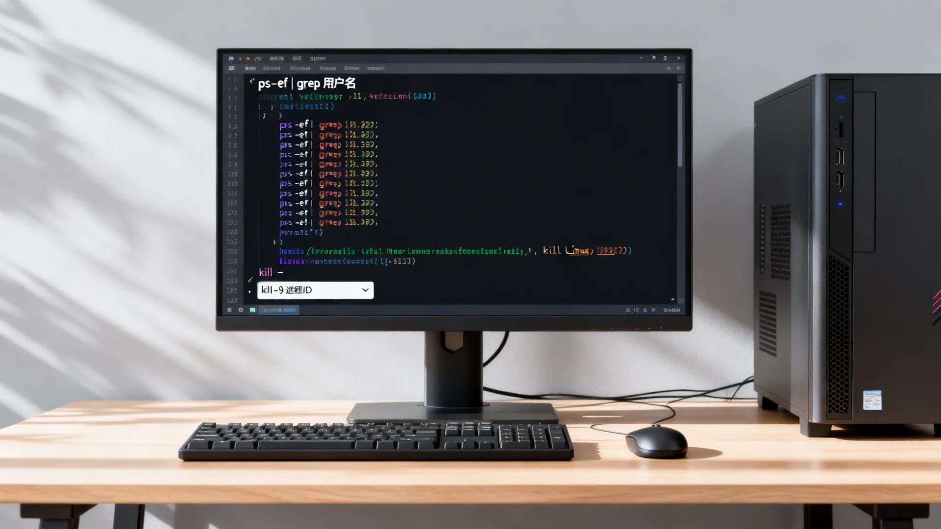 Linux服务器怎么强制结束用户进程