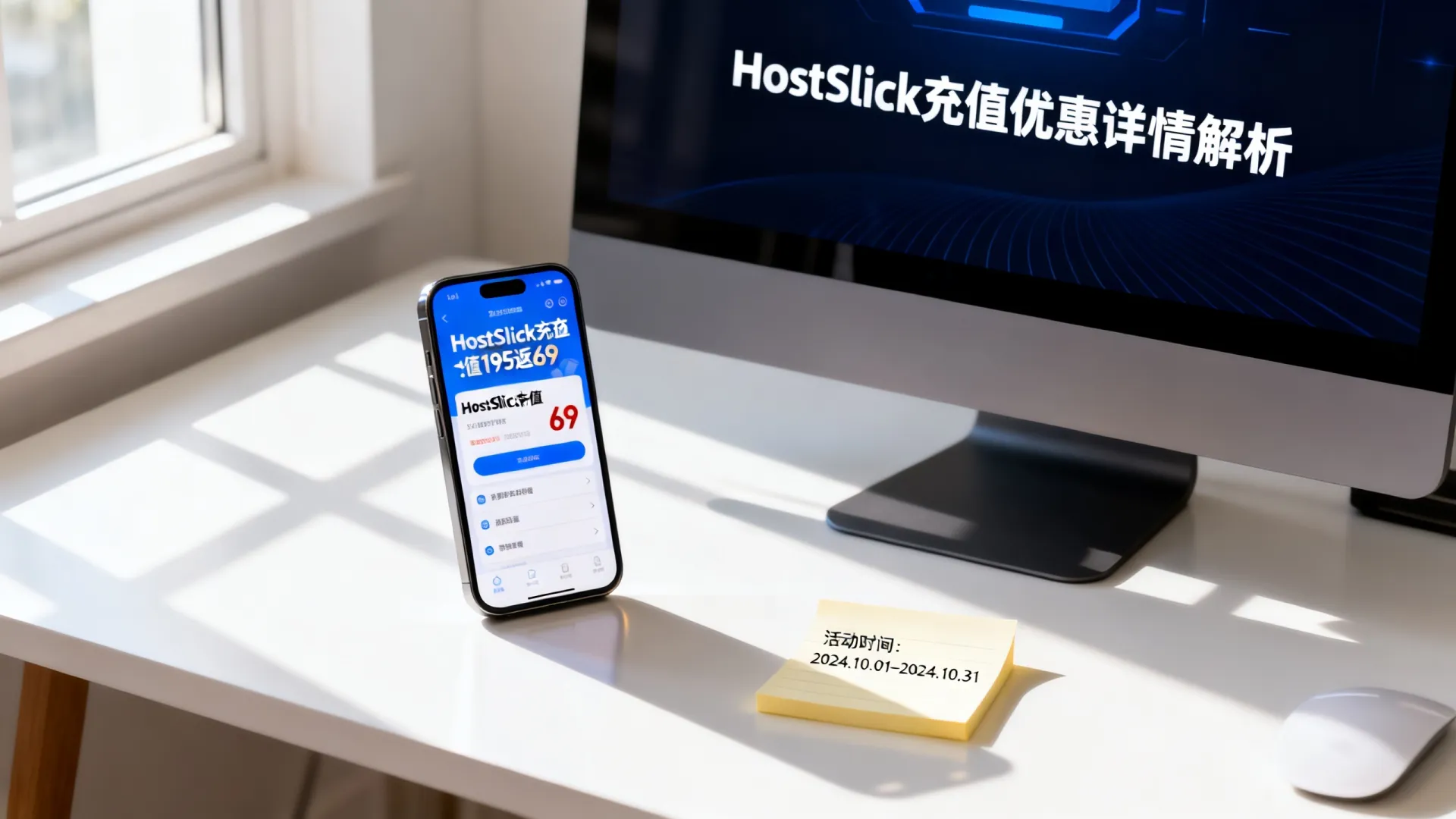 HostSlick充值195返69划算吗