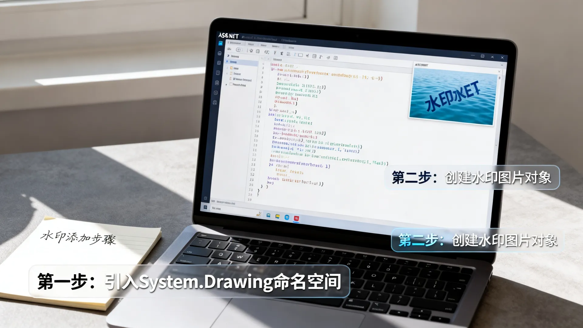 aspnet水印