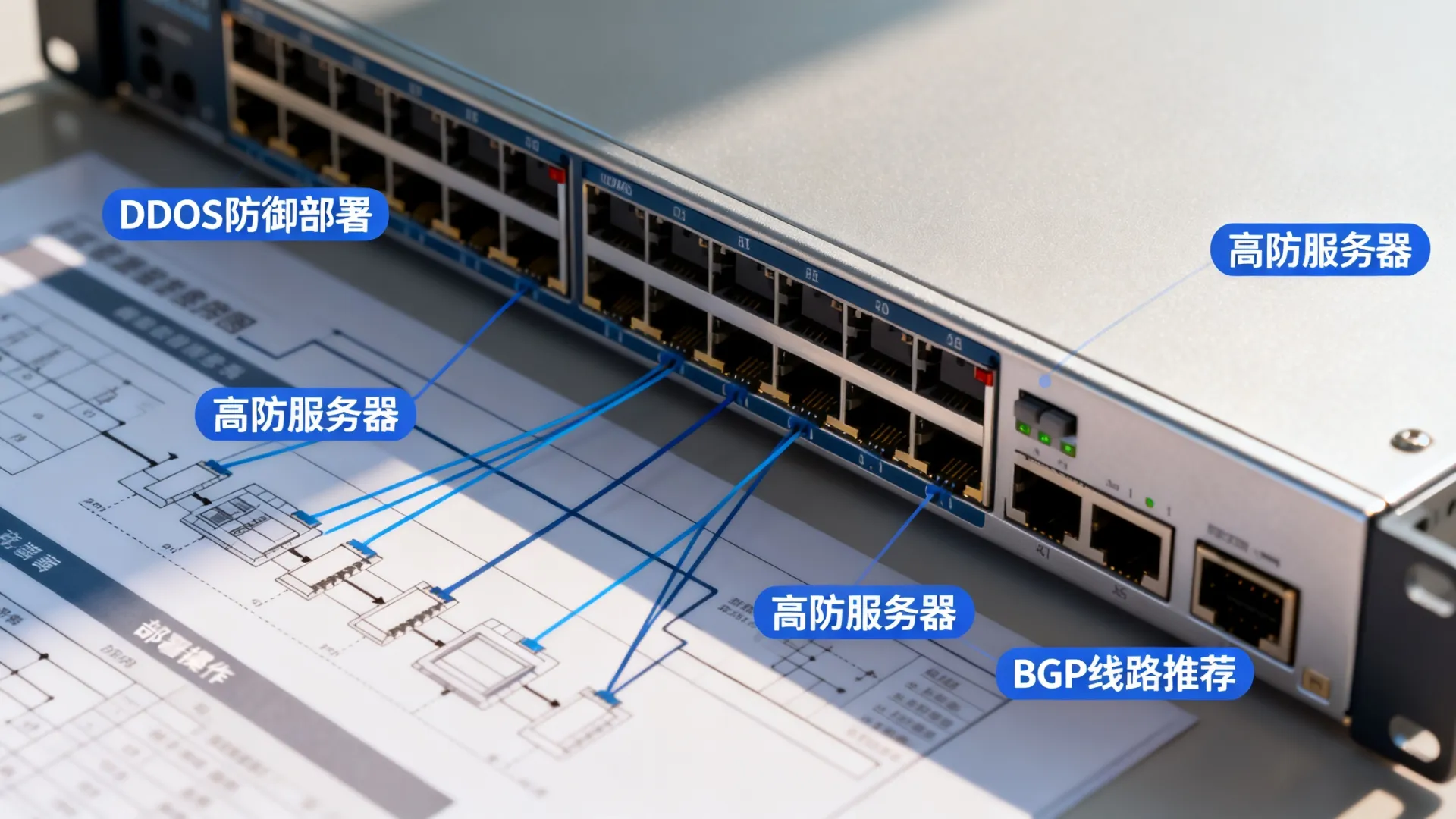 国内大宽带DDOS防御如何部署?高防服务器BGP线路推荐方案 国内大宽带DDOS防御如何部署