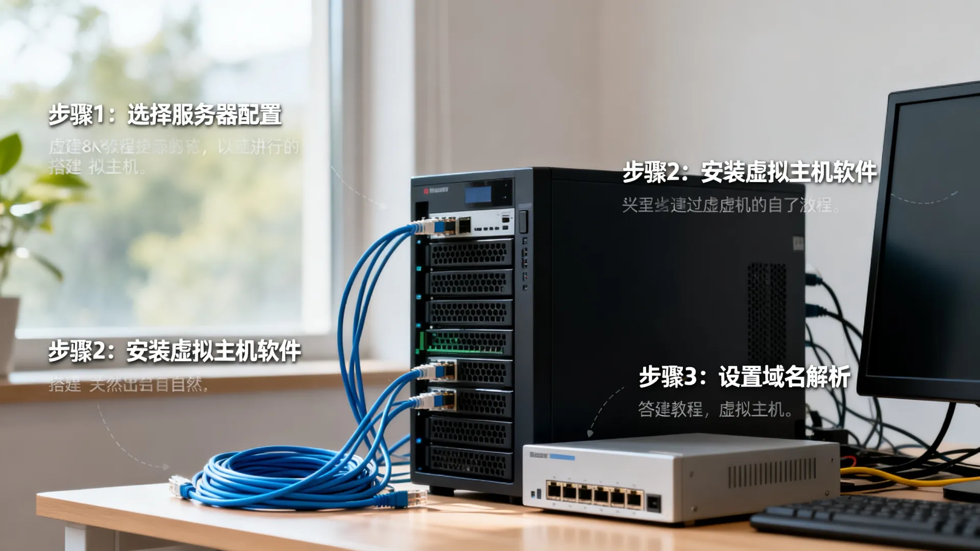 如何用服务器搭建虚拟主机?详细教程分享 如何用服务器搭建虚拟主机