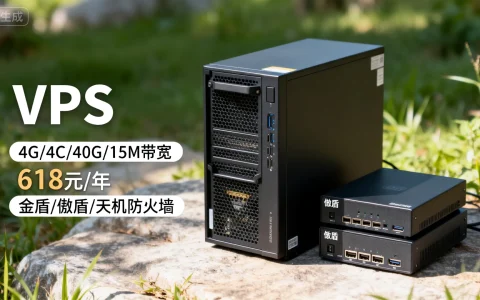 武汉/十堰/温州VPS防御配置下，618元/年4G/4C/40G/15M带宽，金盾/傲盾/天机防火墙，性价比如何？