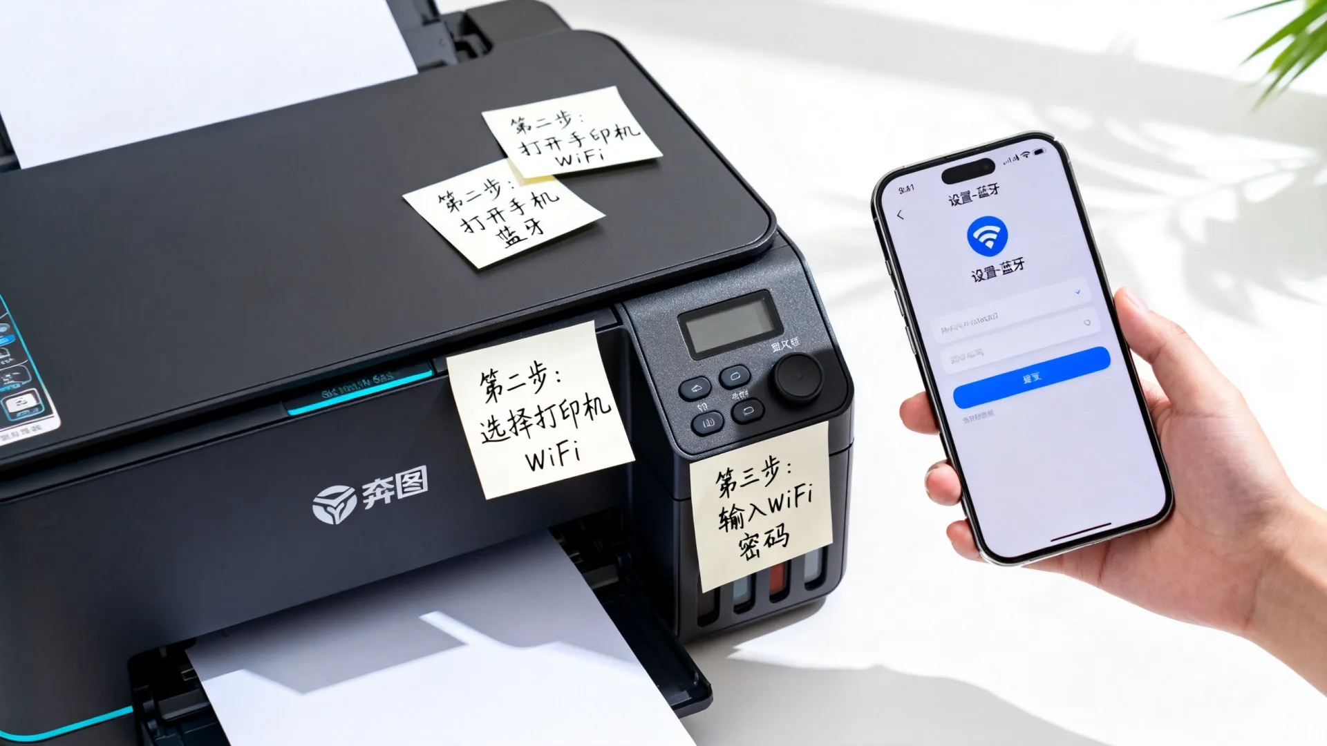 奔图打印机怎样连接手机