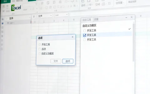 Excel开发工具怎么显示，Excel开发工具选项卡在哪里