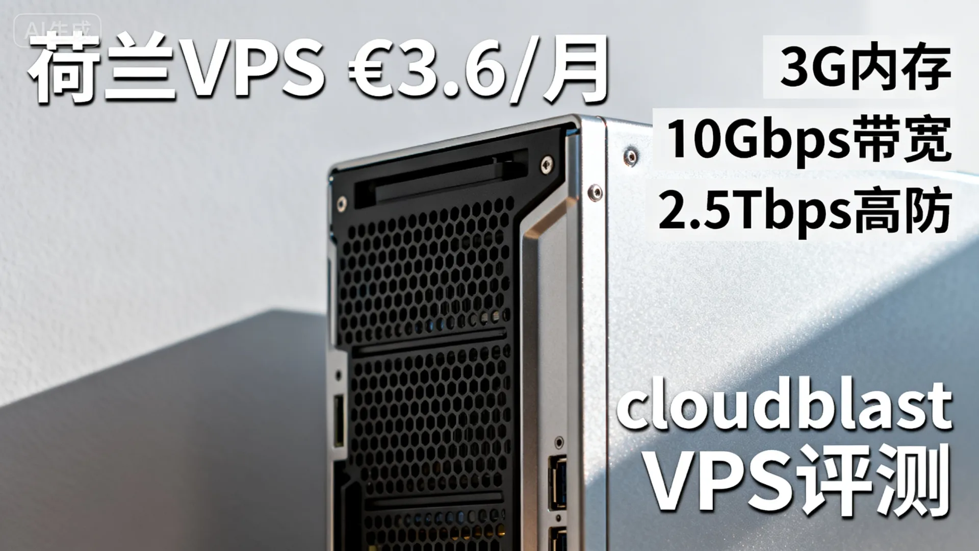 cloudblast：荷兰VPS，€3.6/月，3G内存/10Gbps带宽/2.5Tbps高防 - VPS评测 - 国外VPS，国外VPS商家，评测及优惠