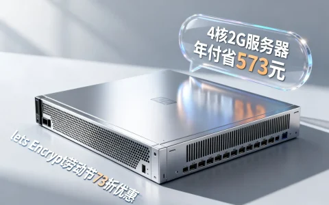 4核2G服务器年付真省573元？Lets Encrypt劳动节73折优惠
