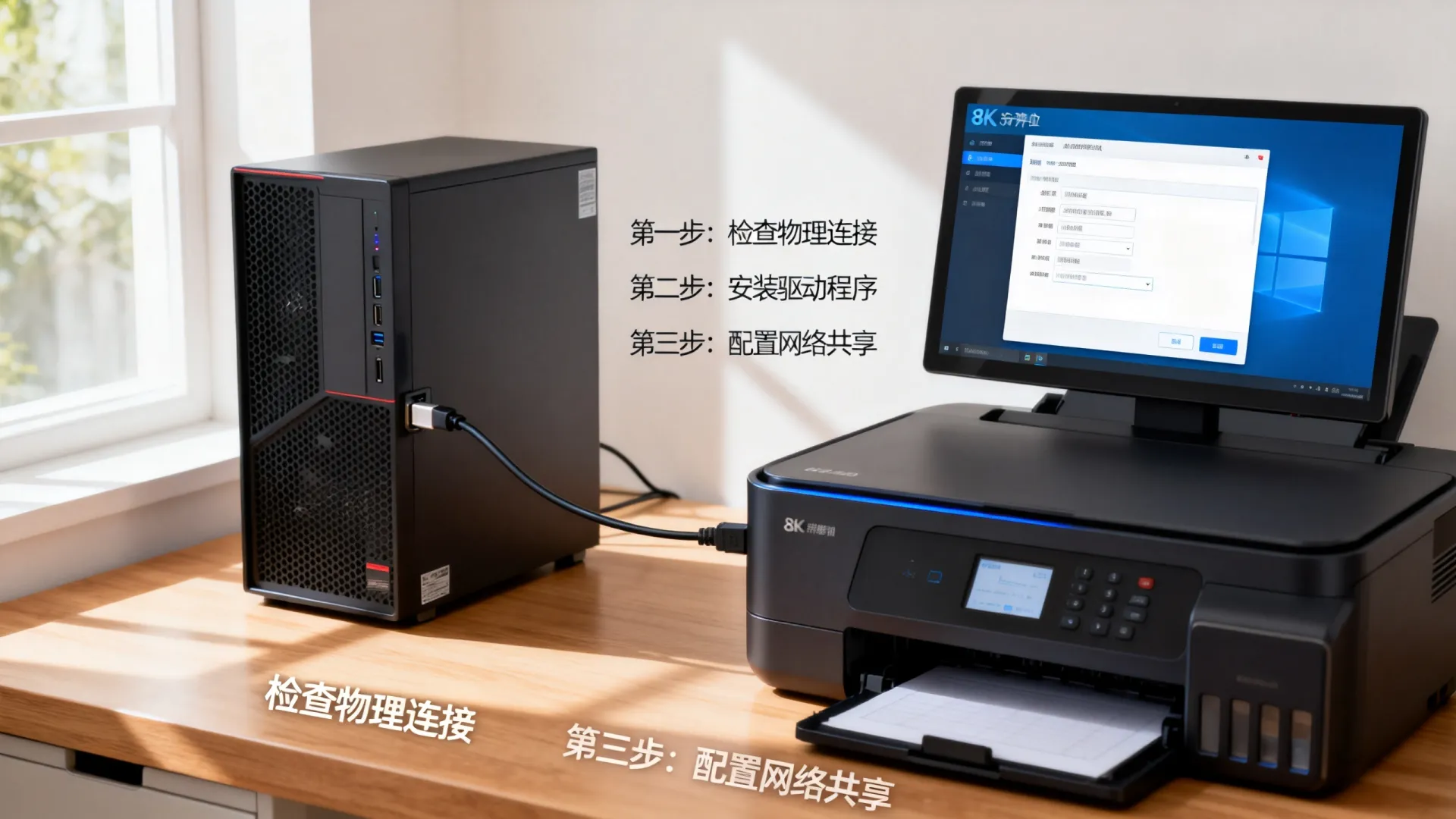 服务器本地打印机怎么安装?连接方法详解,服务器本地打印机设置步骤,如何正确连接? 服务器本地打印机怎么安装