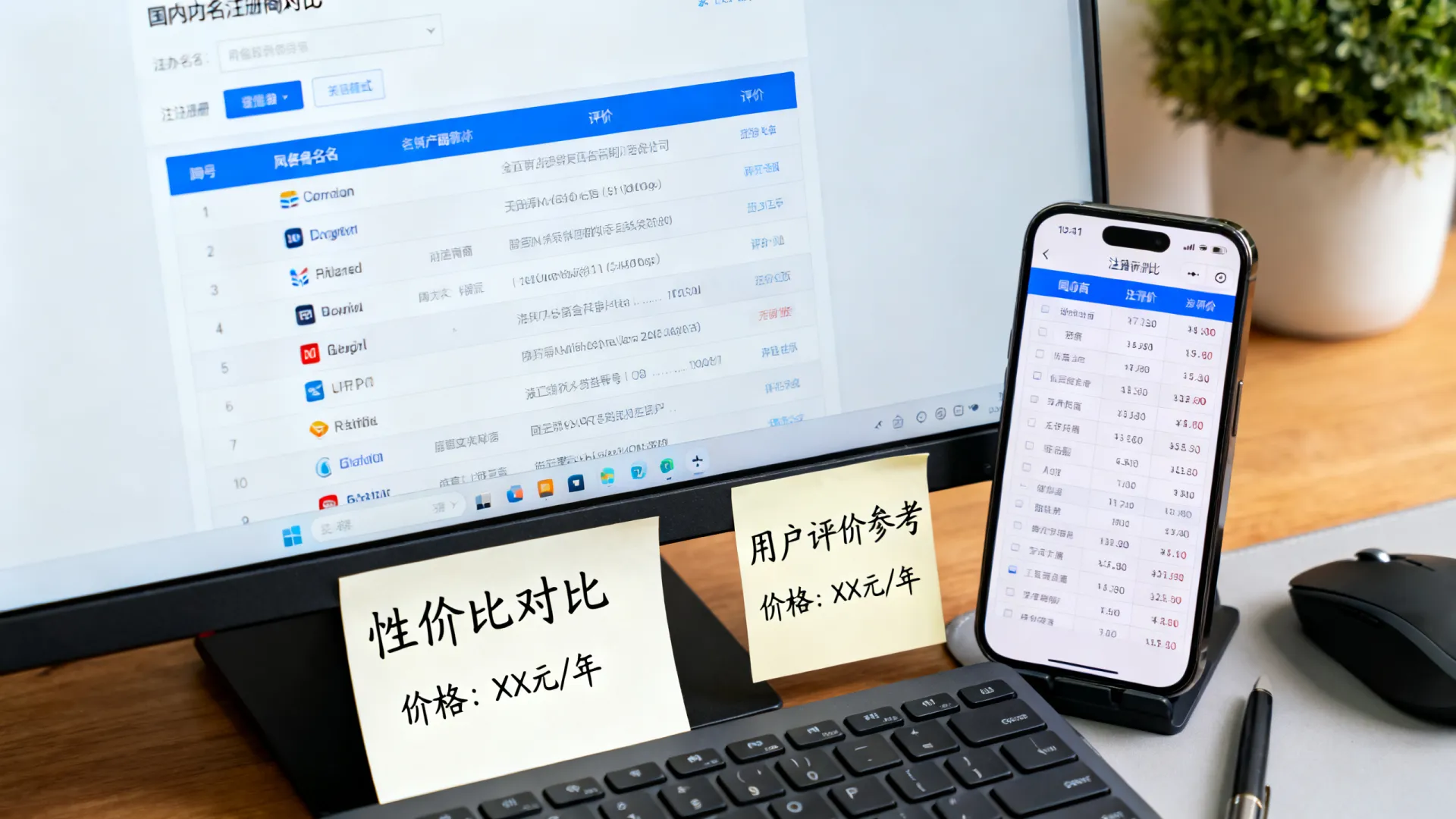 国内域名注册商比较