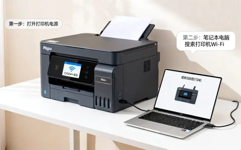 奔图打印机怎样连接笔记本电脑，连接不上怎么办？