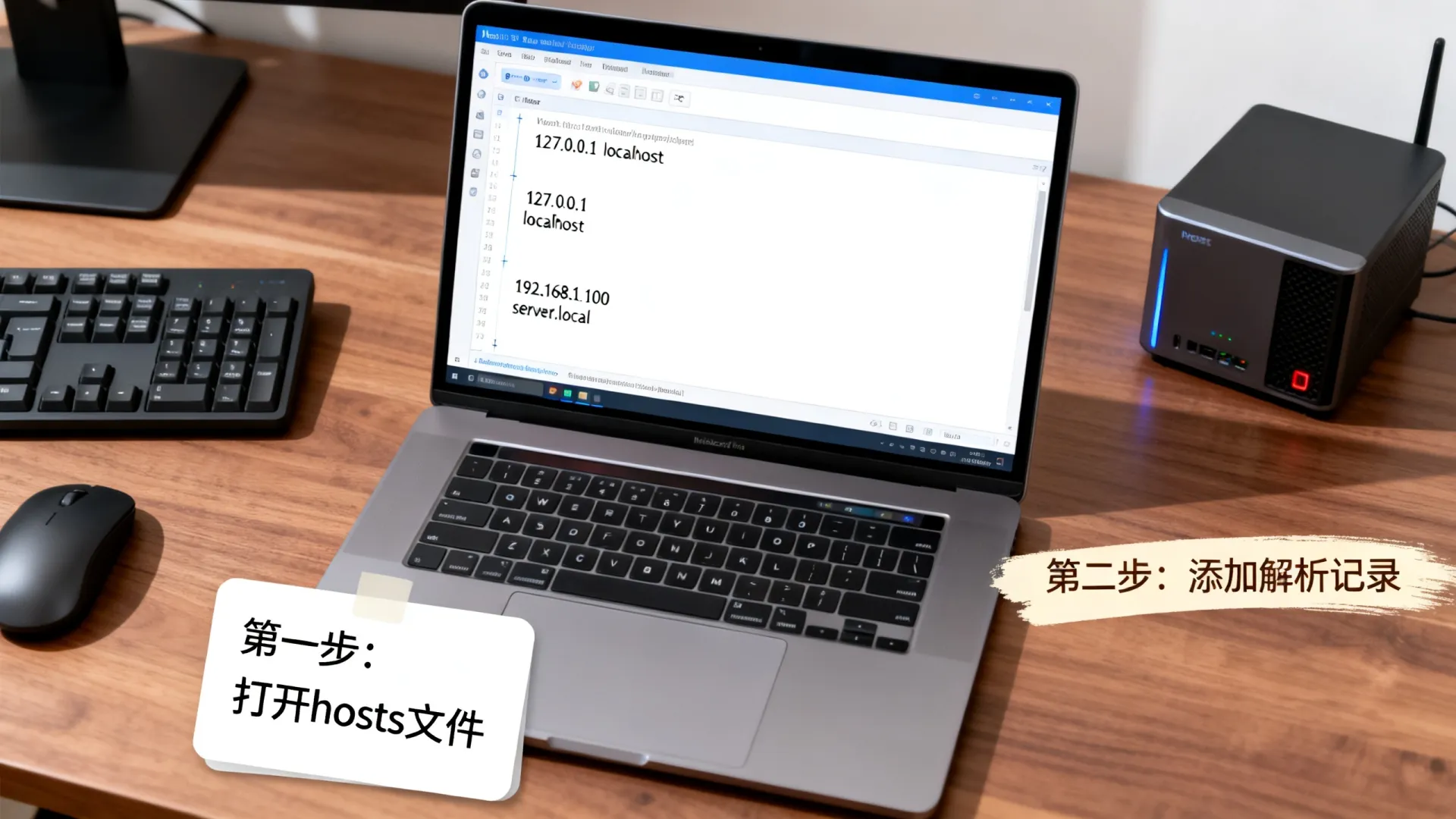 如何正确配置服务器本地域名解析?详细步骤解析,本地hosts设置指南 如何正确配置服务器本地域名解析