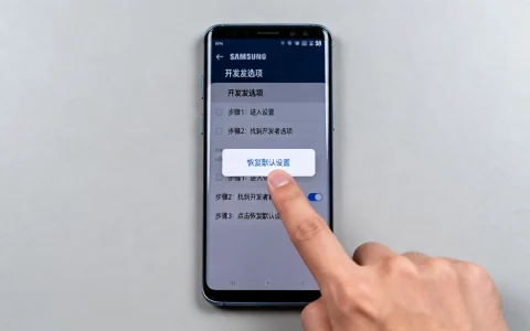 三星s8开发者选项开启后如何恢复默认设置
