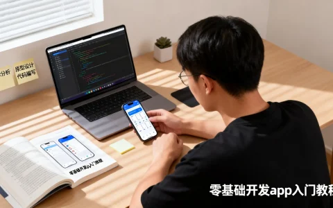如何自学开发app？零基础开发app入门教程
