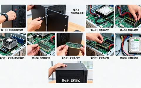 服务器更换硬件怎么操作？服务器硬件升级步骤有哪些