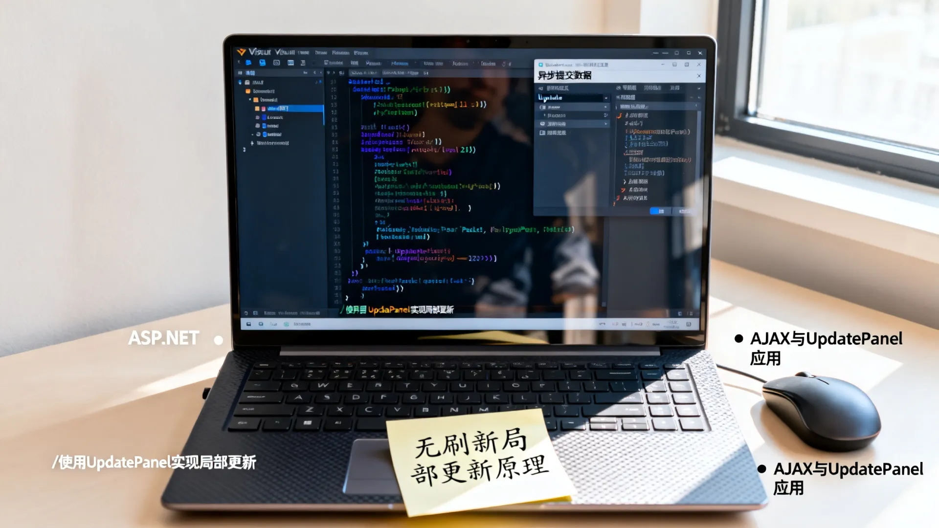 如何实现ASP.NET无刷新局部更新?异步提交数据AJAX与UpdatePanel应用 异步提交数据AJAX与UpdatePanel应用