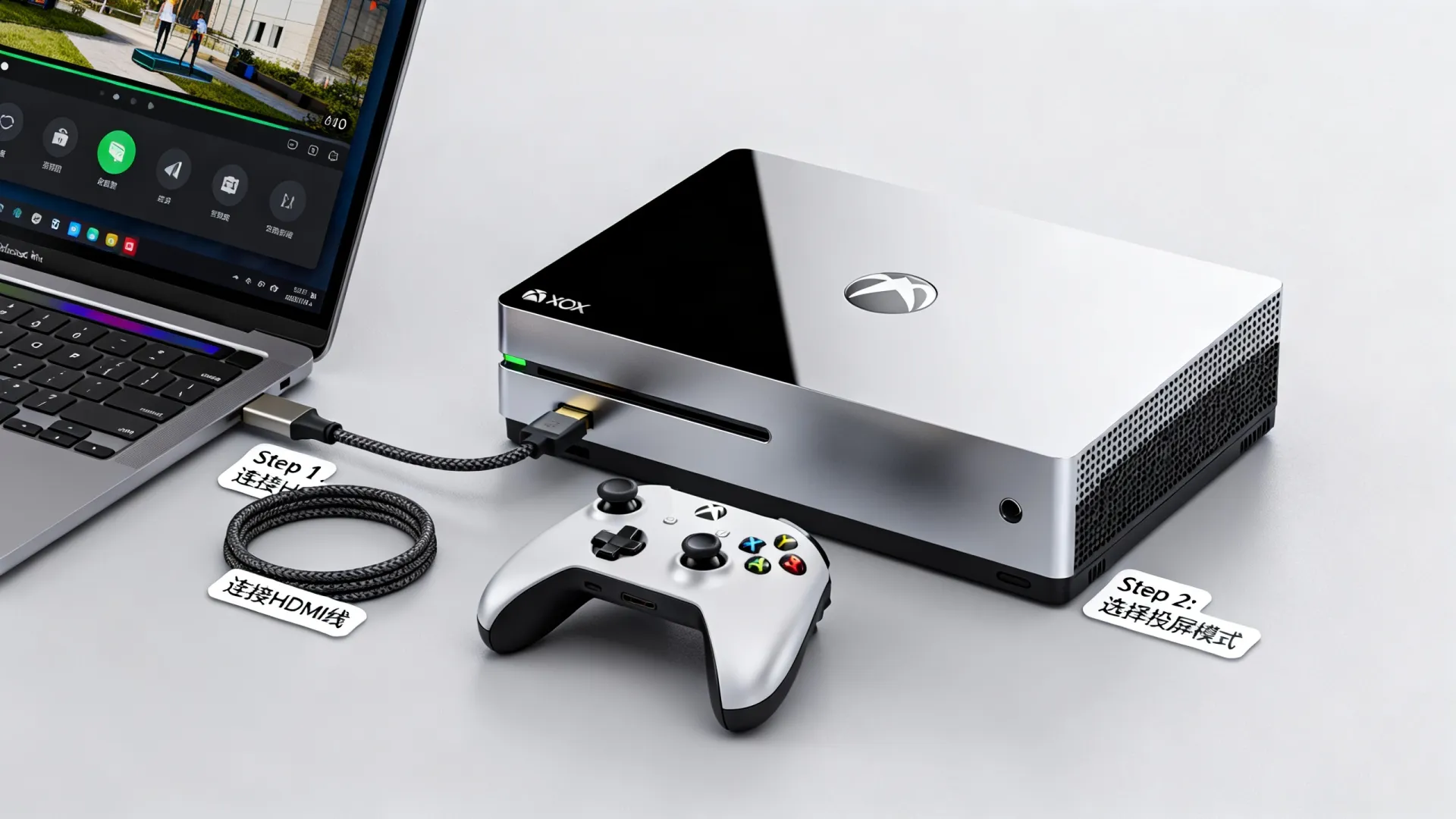 xbox连接笔记本电脑 xbox连接笔记本电脑