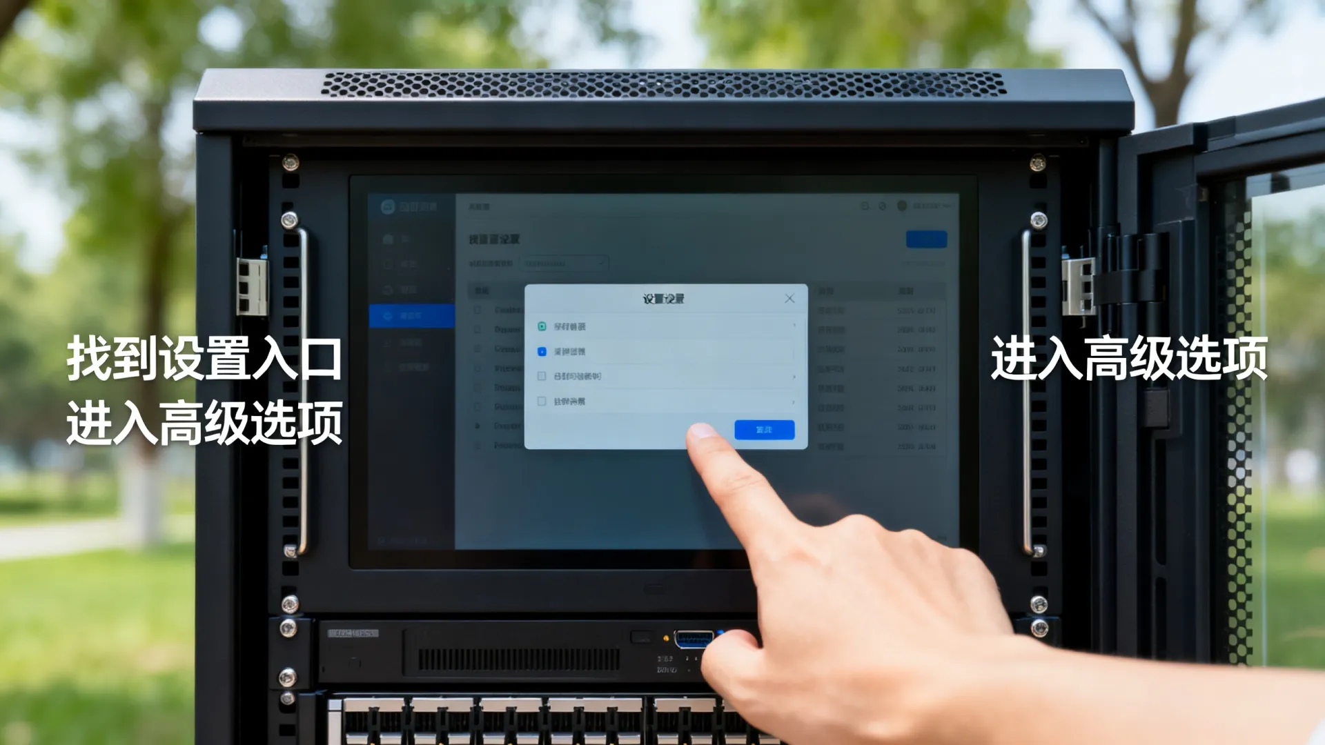 服务器在设置里面什么地方 服务器在设置里面什么地方