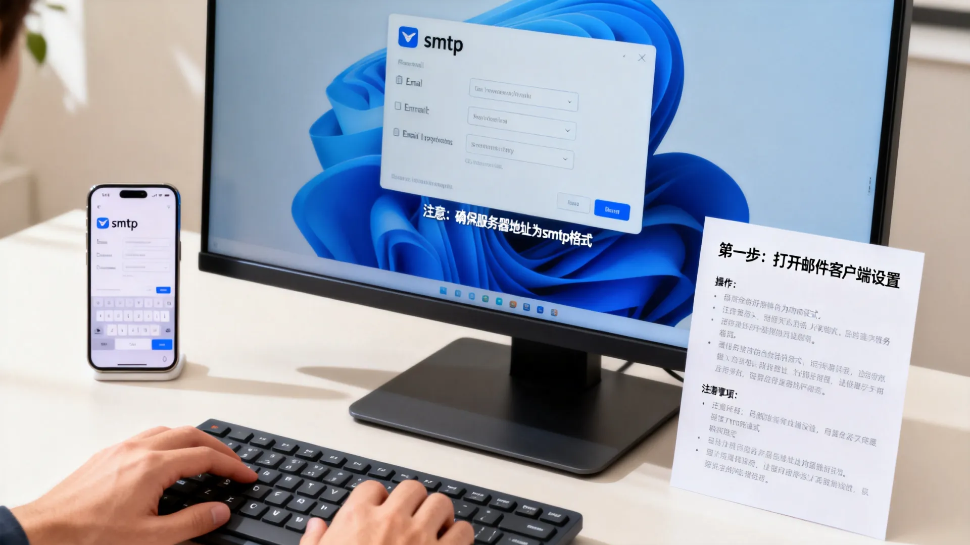 服务器地址填smtp 服务器地址填smtp