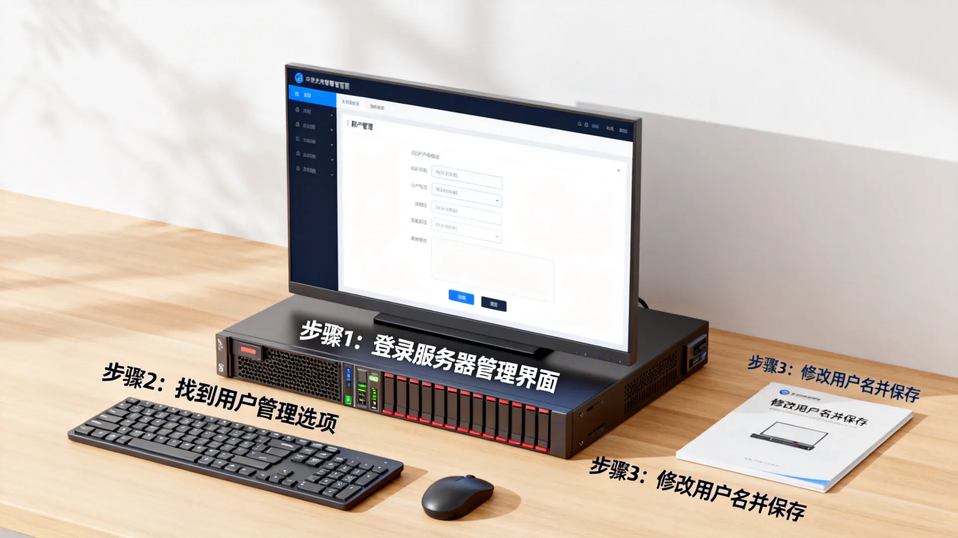服务器更换用户名