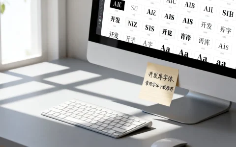 开发库字体怎么找？开发库常用字体下载推荐