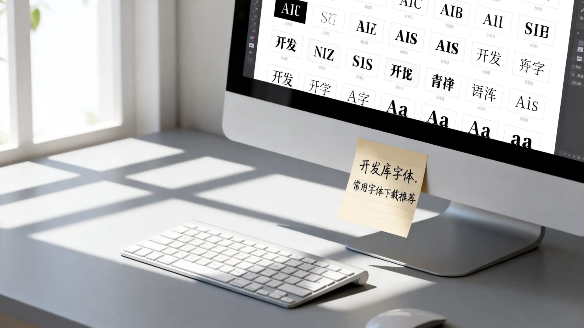 开发库 字体