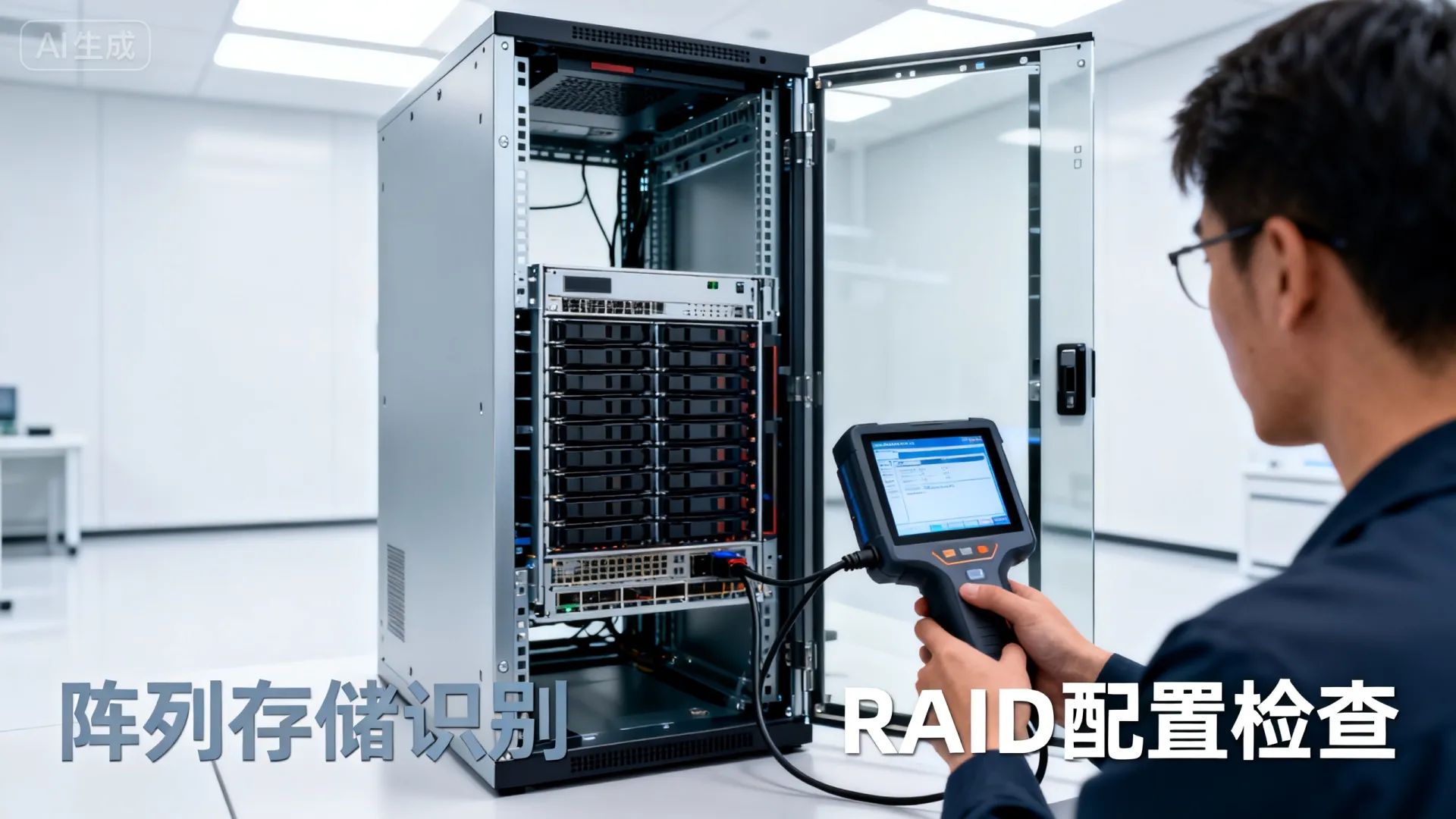 服务器为何无法识别阵列存储？RAID配置错误排查方法