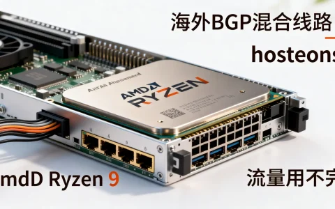 海外BGP混合线路 hosteons 怎么样？AMD Ryzen 9流量用不完是真的吗