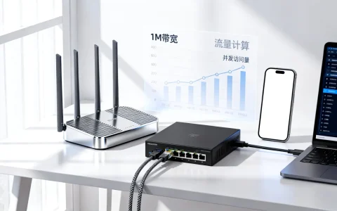 带宽1M等于多少流量？1M带宽能承载多少人访问