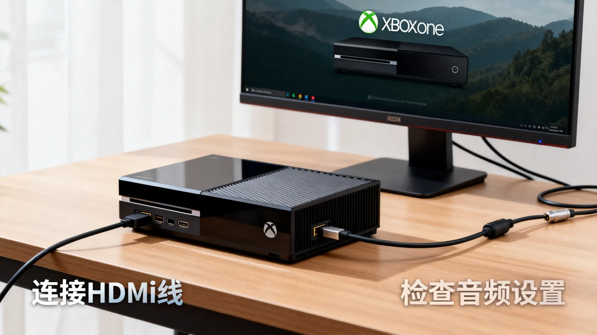 xboxone怎么连电脑显示器 xboxone怎么连电脑显示器