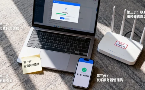 服务器无数据响应？三步解决网页加载失败问题！